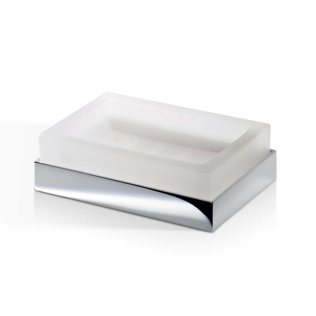 chrome soap dish