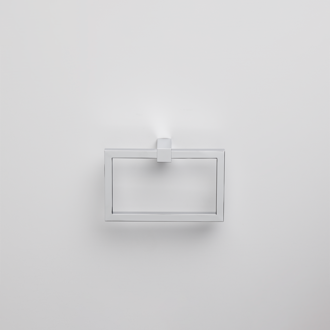 chrome towel ring