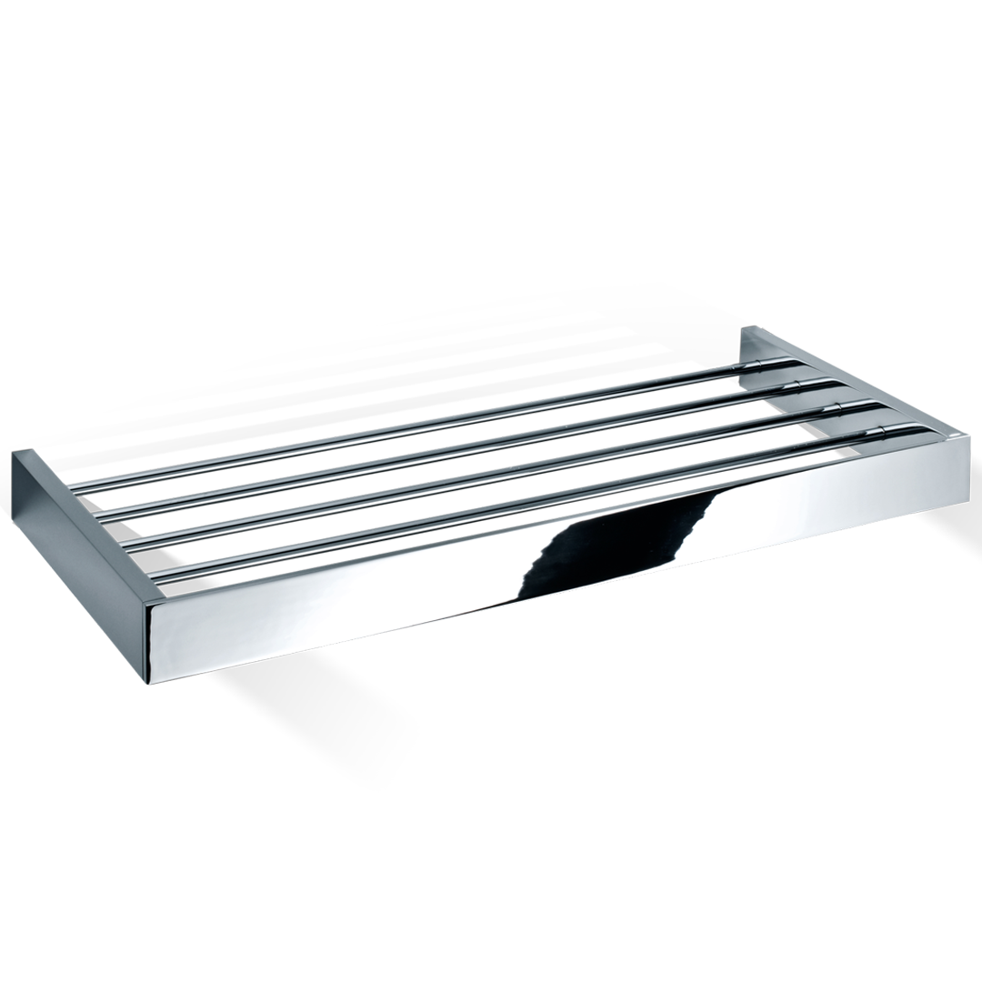 chrome towel rack