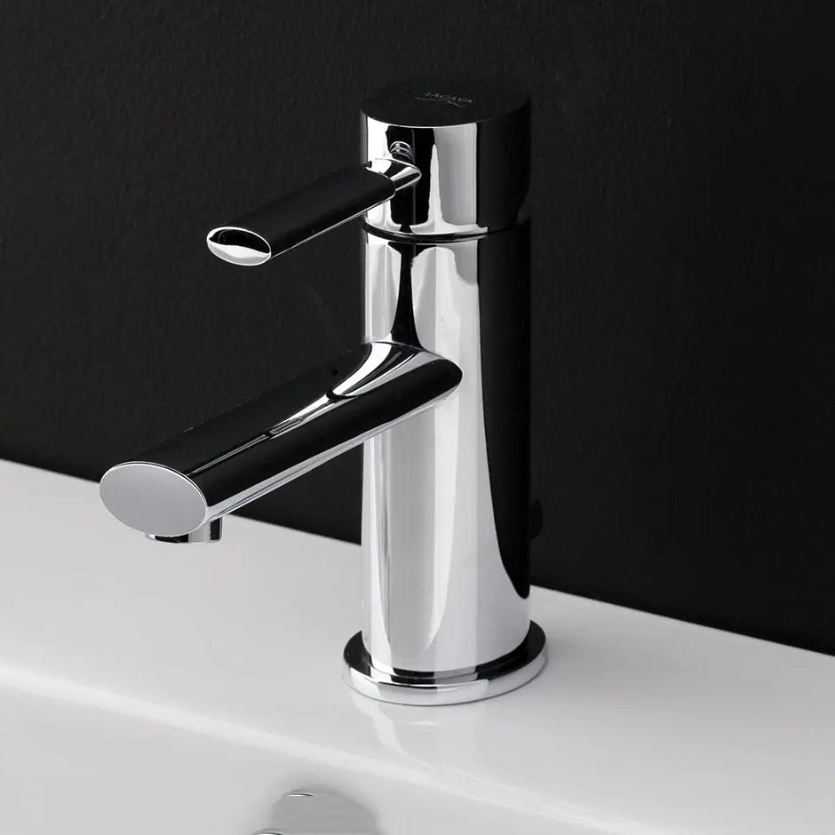 polished chrome faucet