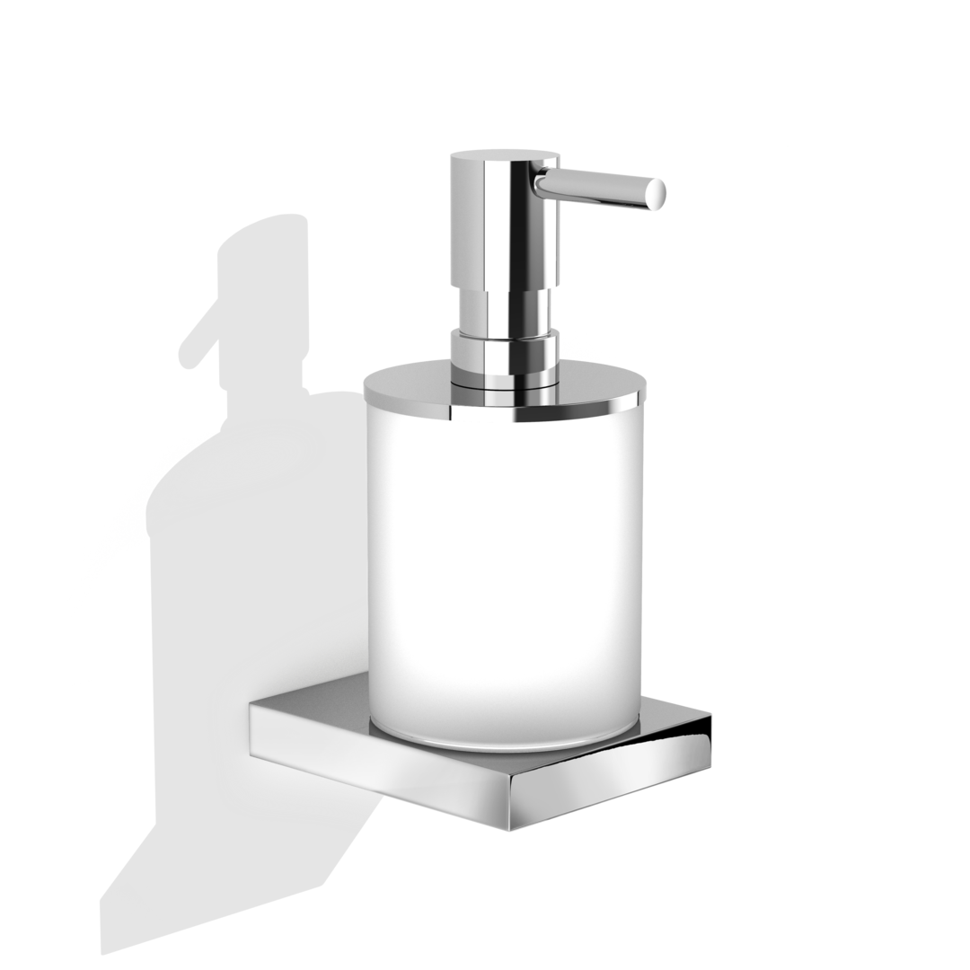 chrome soap dispenser