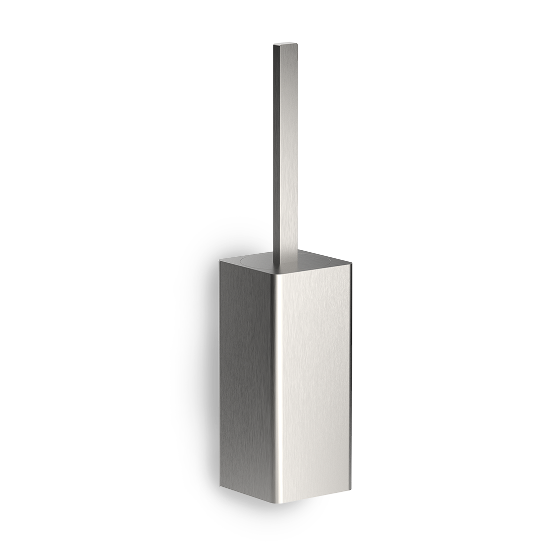 stainless steel matte pvd toilet brush set