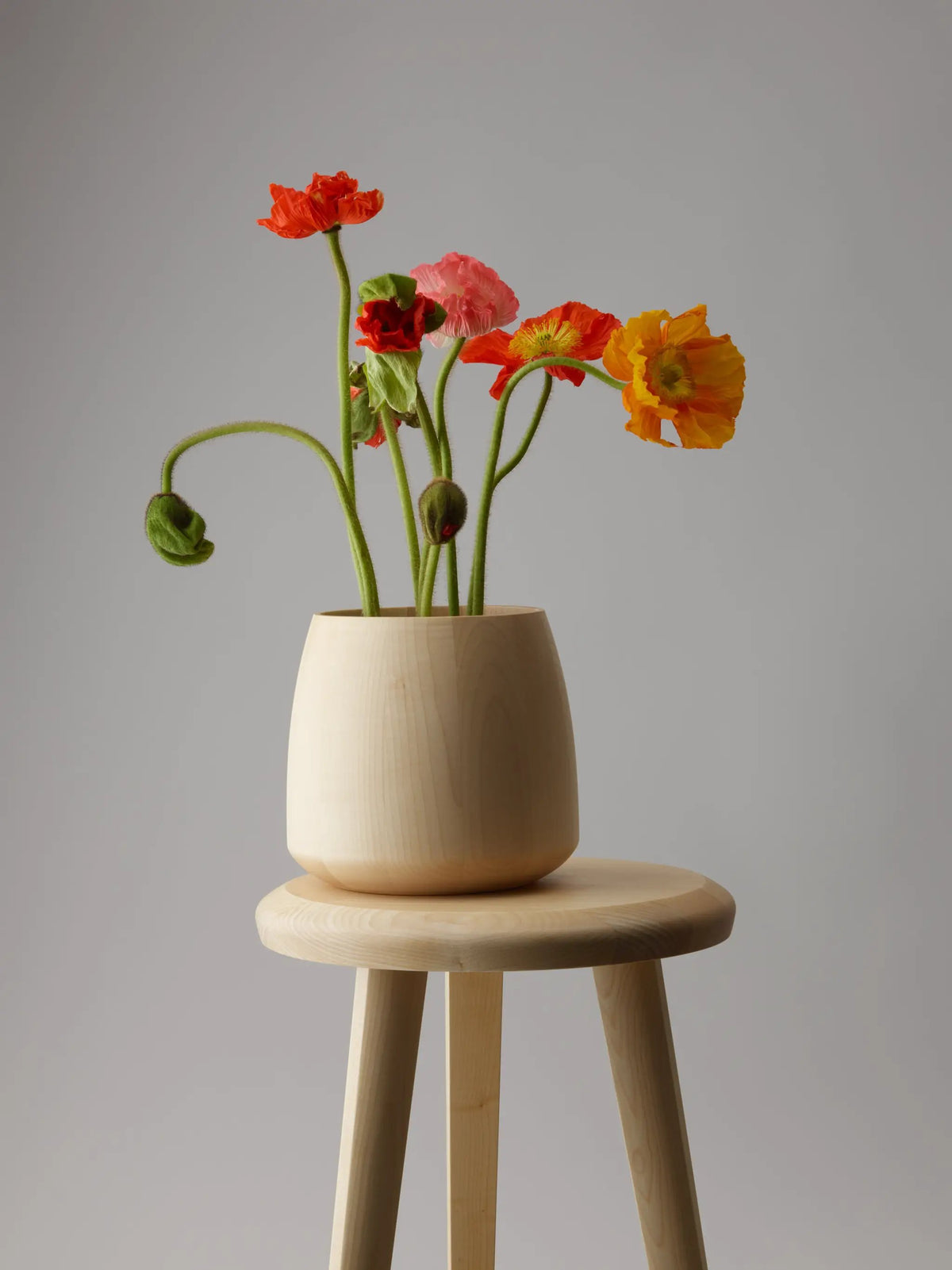 maple natural stool