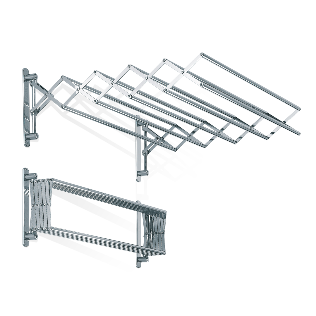 chrome towel rack extendable