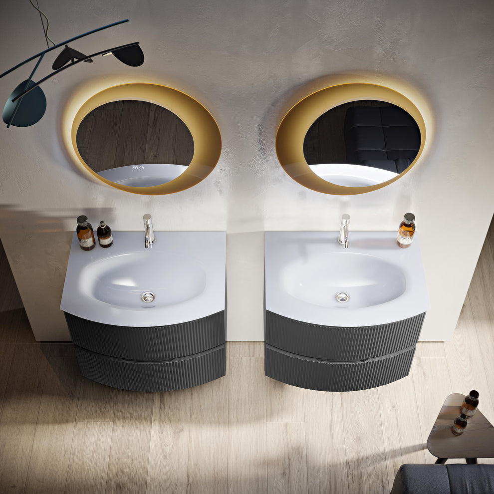 extra light white bathroom sink