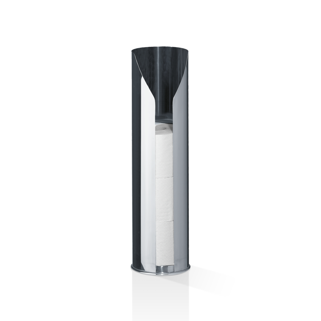 stainless steel polished spare paper holder