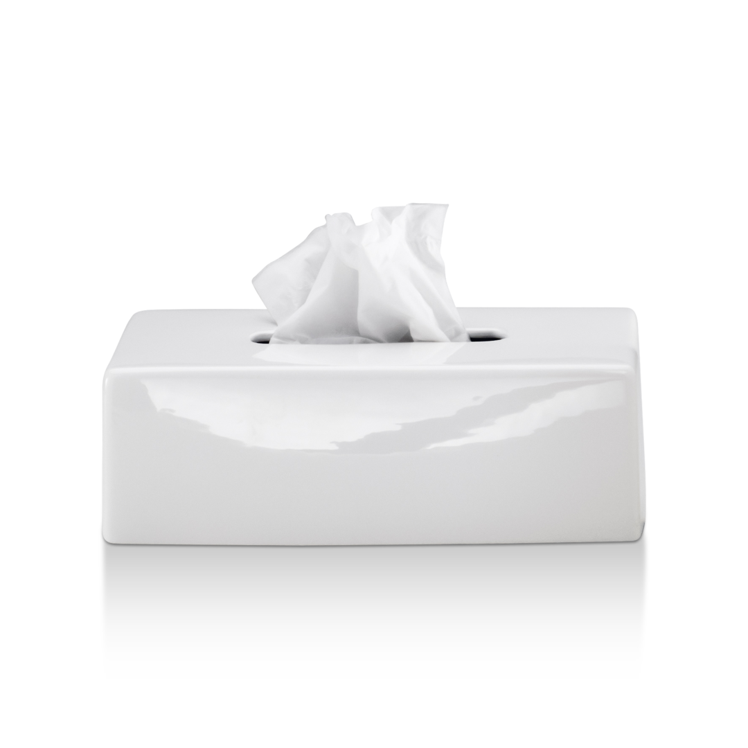 white tissue box
