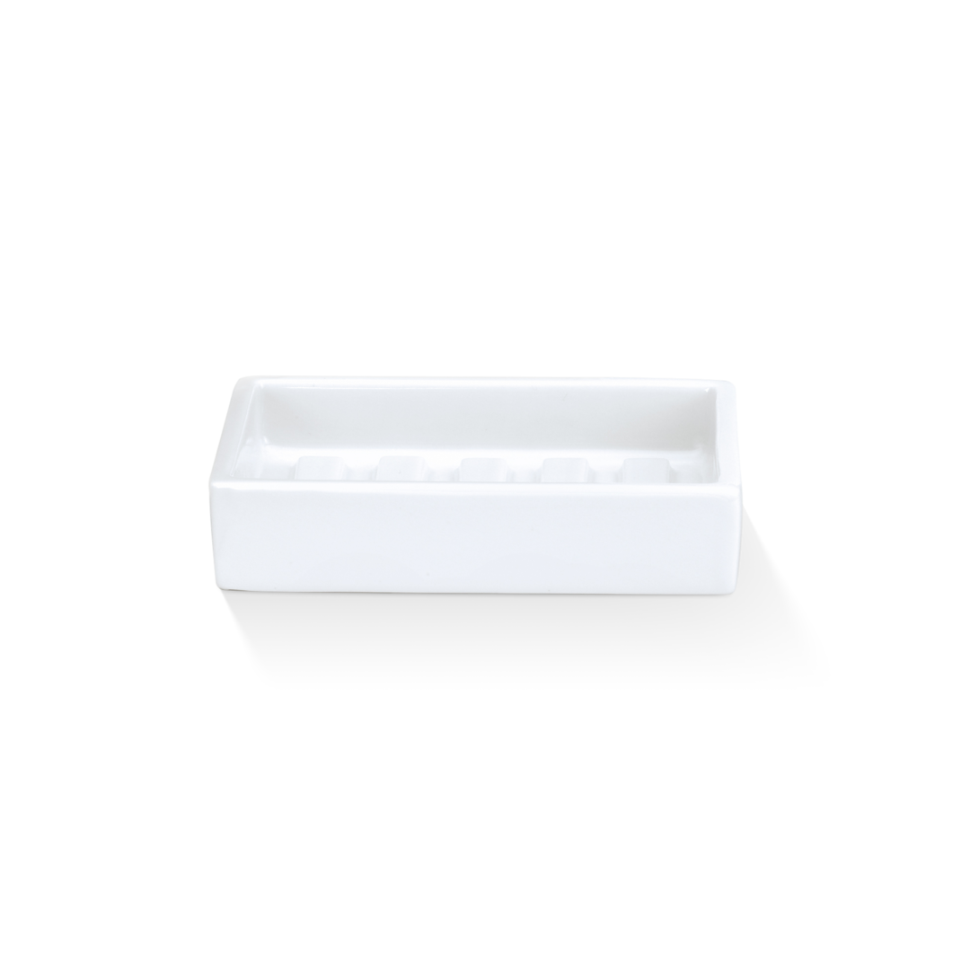 porcelaine white soap dish