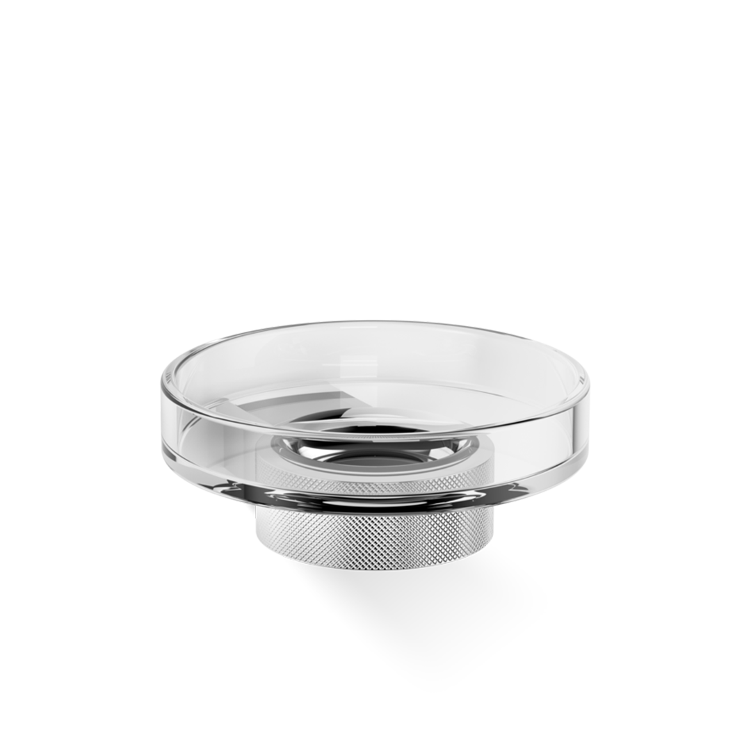chrome dish made of kristall