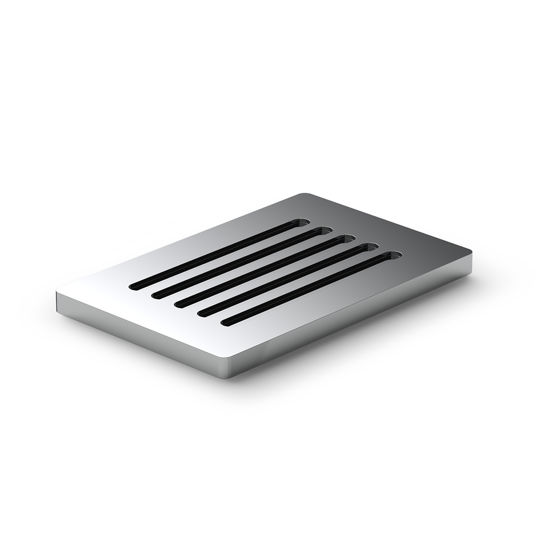 chrome soap dish free standing