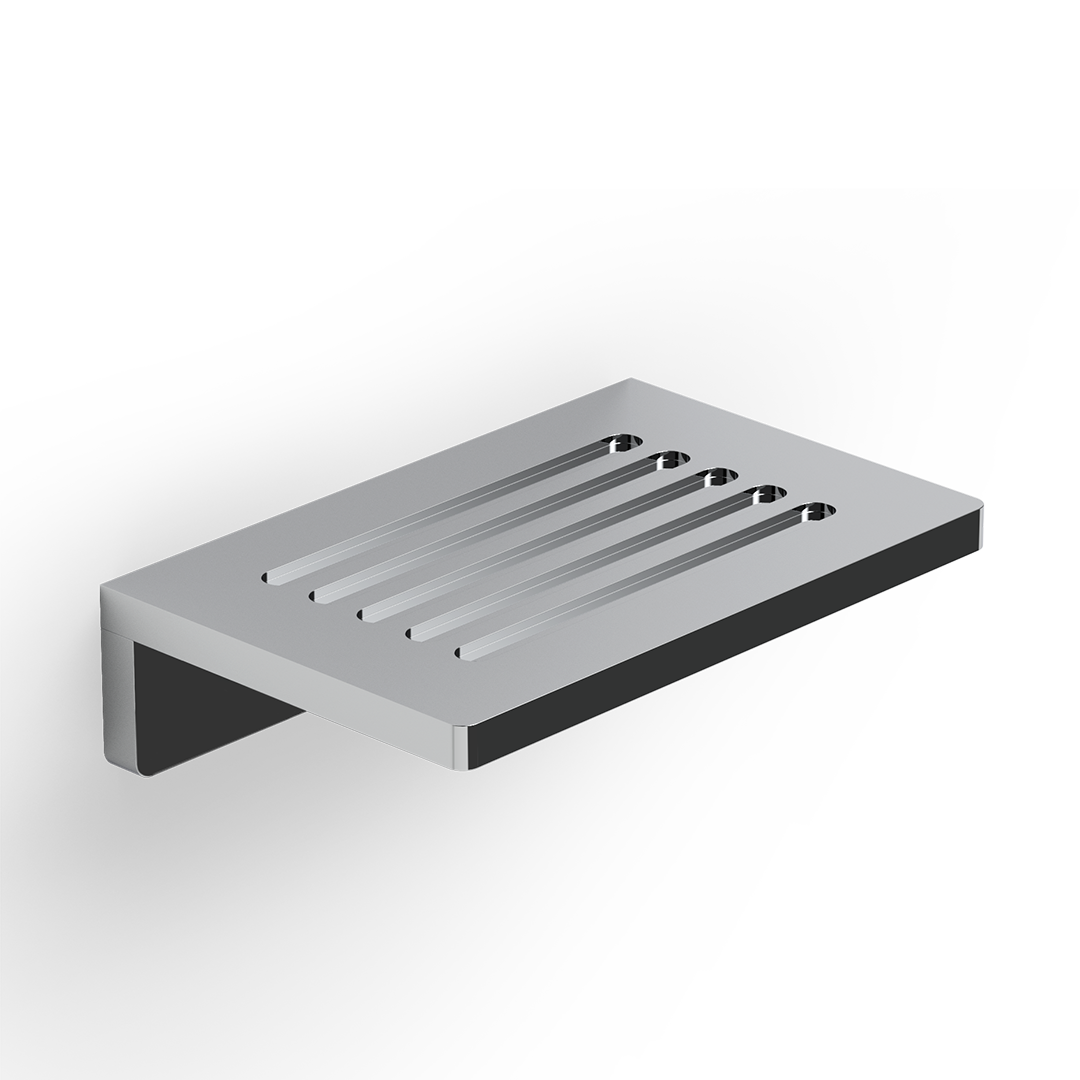 chrome soap dish