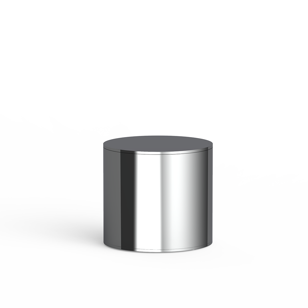 chrome multi-purpose box with lid