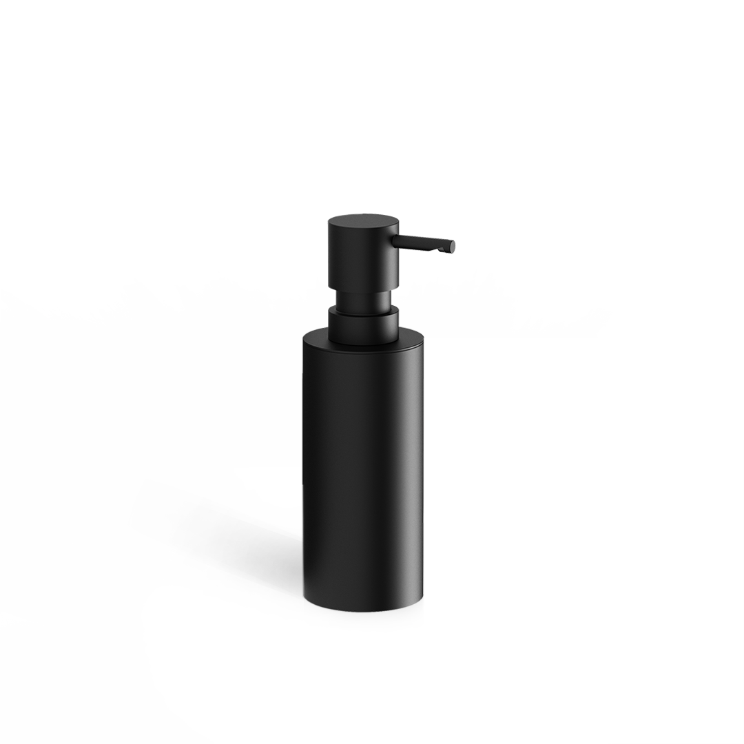 black matte soap dispenser