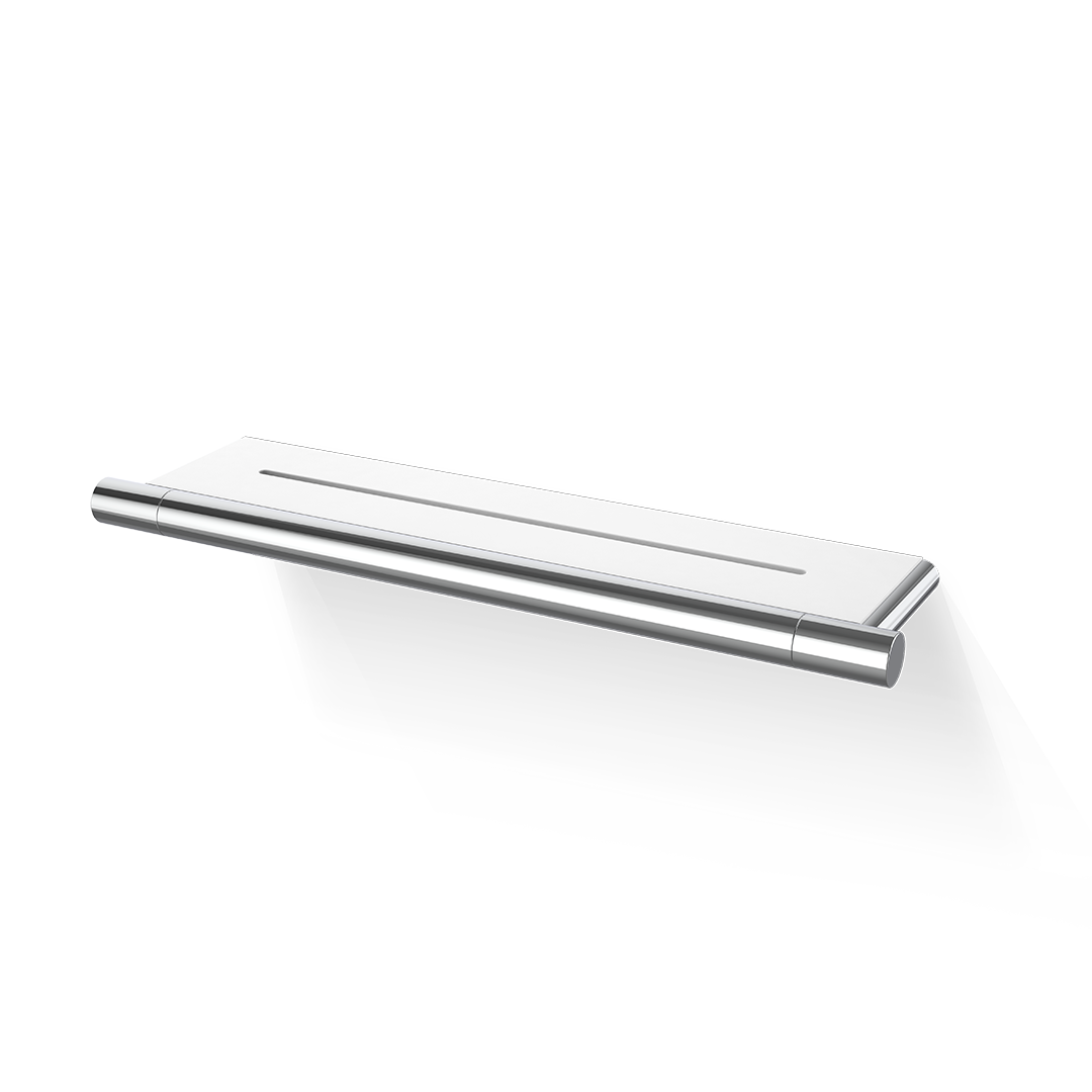 chrome shower tray