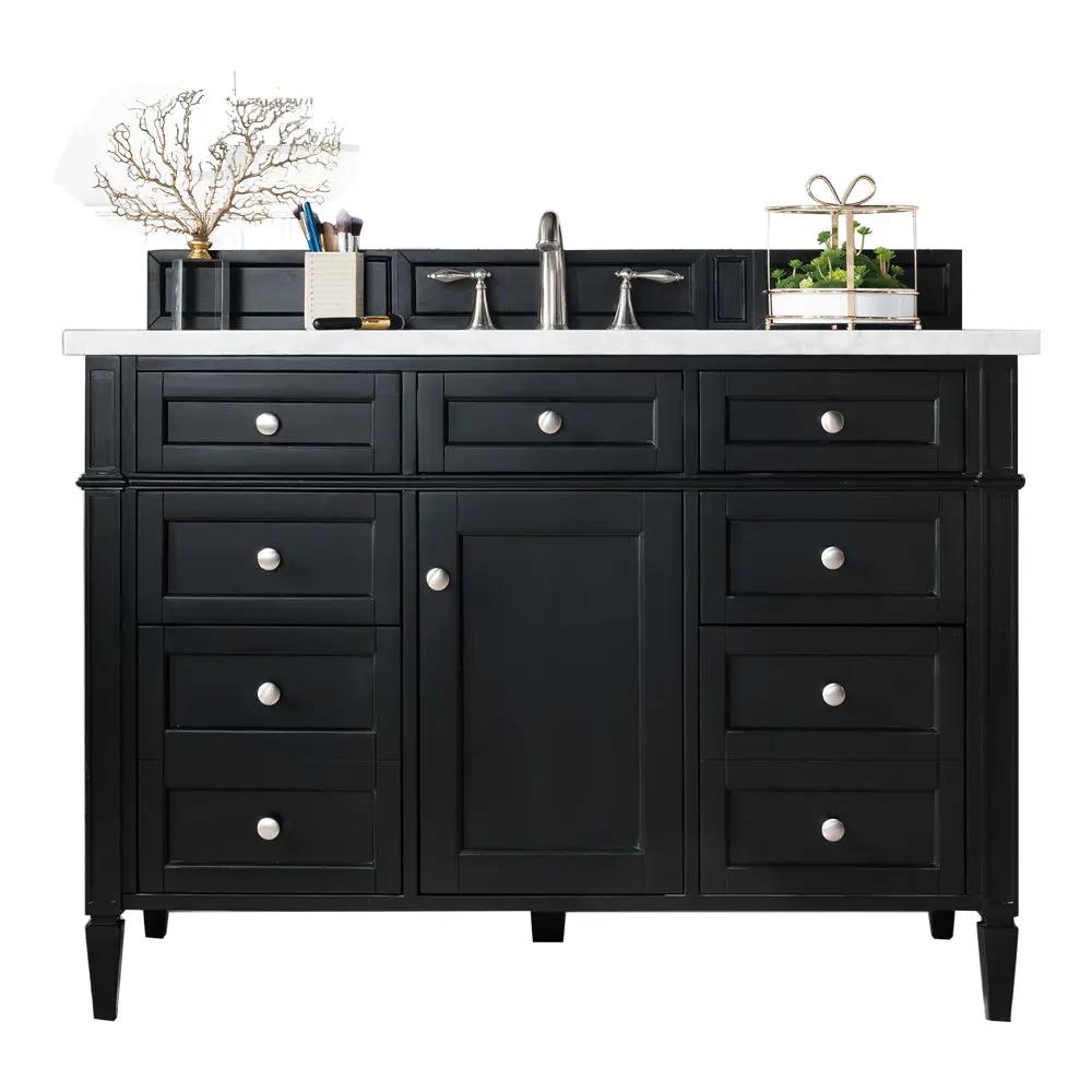 James Martin Brittany 48" Single Vanity Set - Black Onyx by James Martin Vanities
