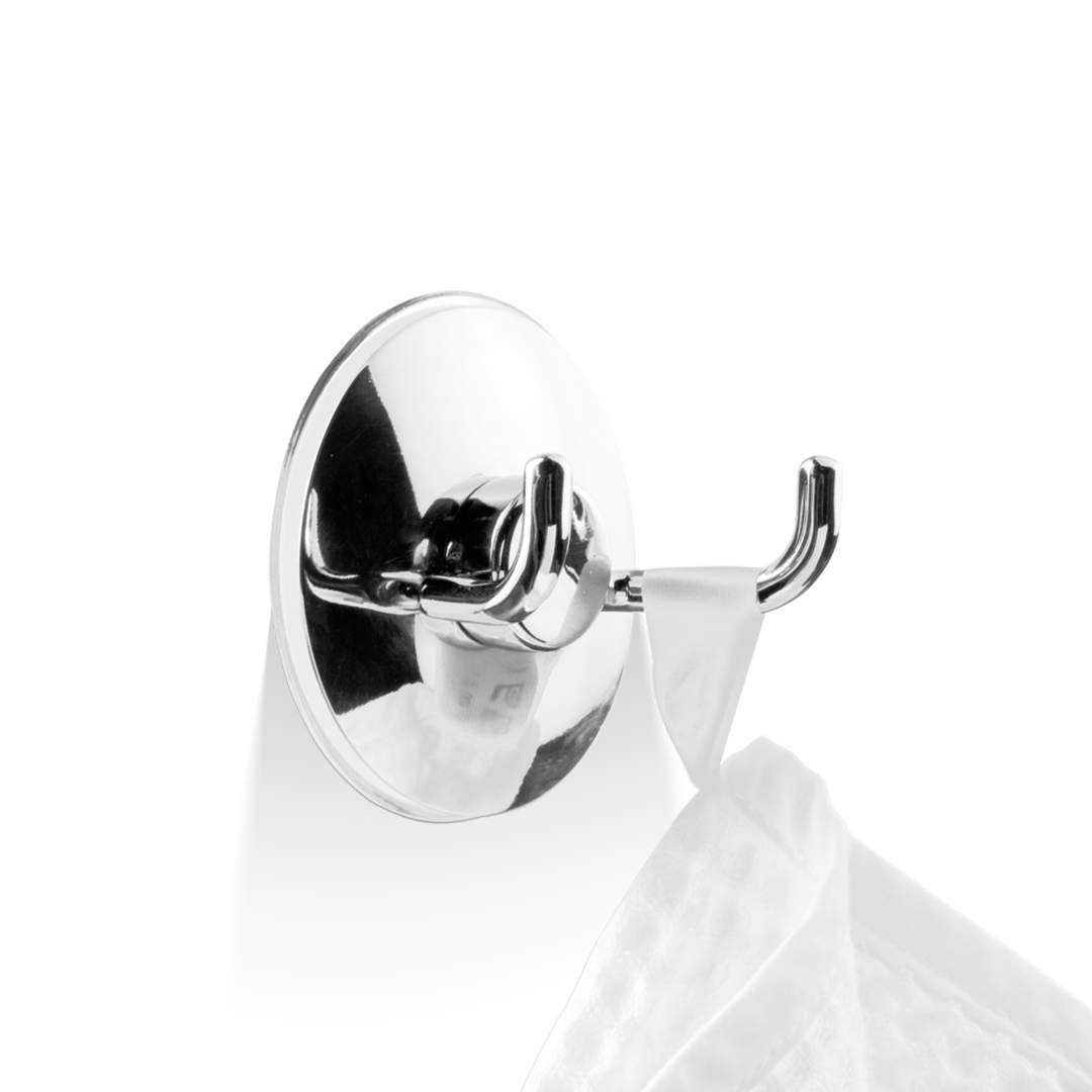 chrome hook with suction cup