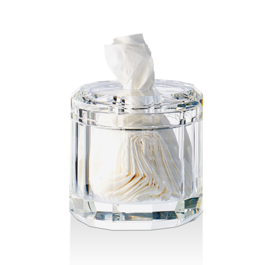 crystal clear tissue box