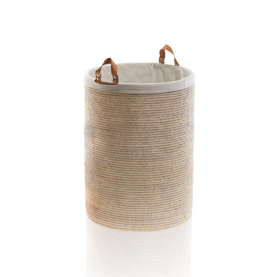 rattan light spa laundry basket