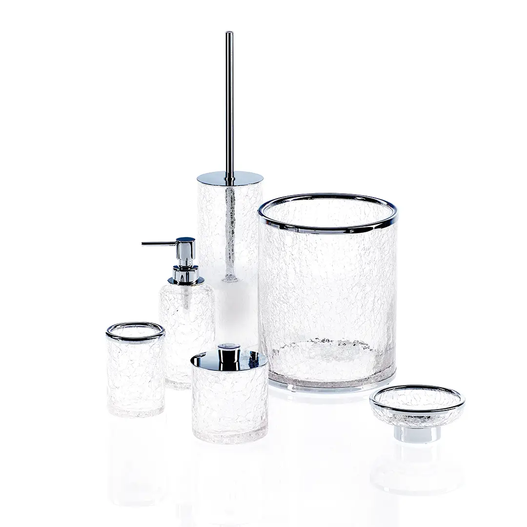 chrome multi-purpose box with lid