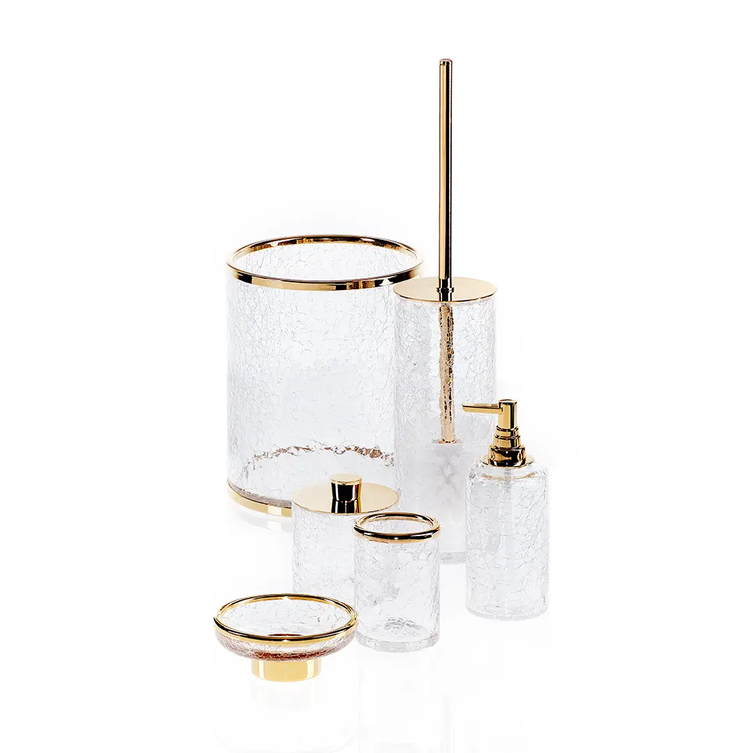 gold waste bin