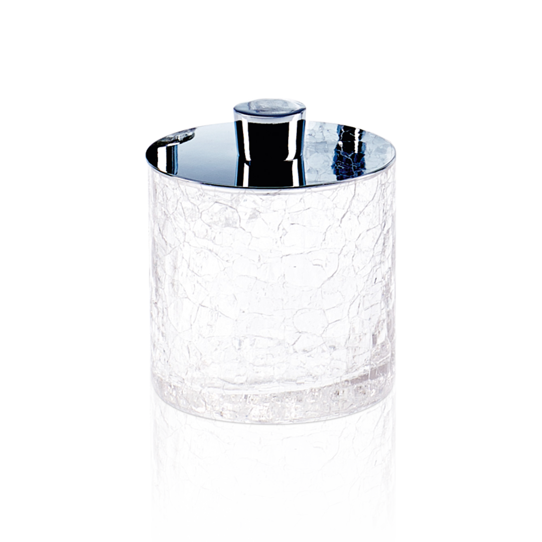 chrome multi-purpose box with lid