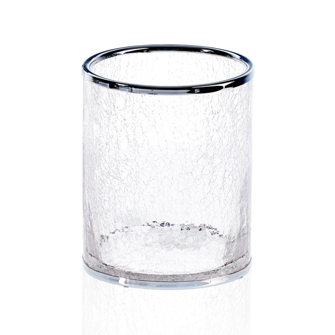 chrome waste bin