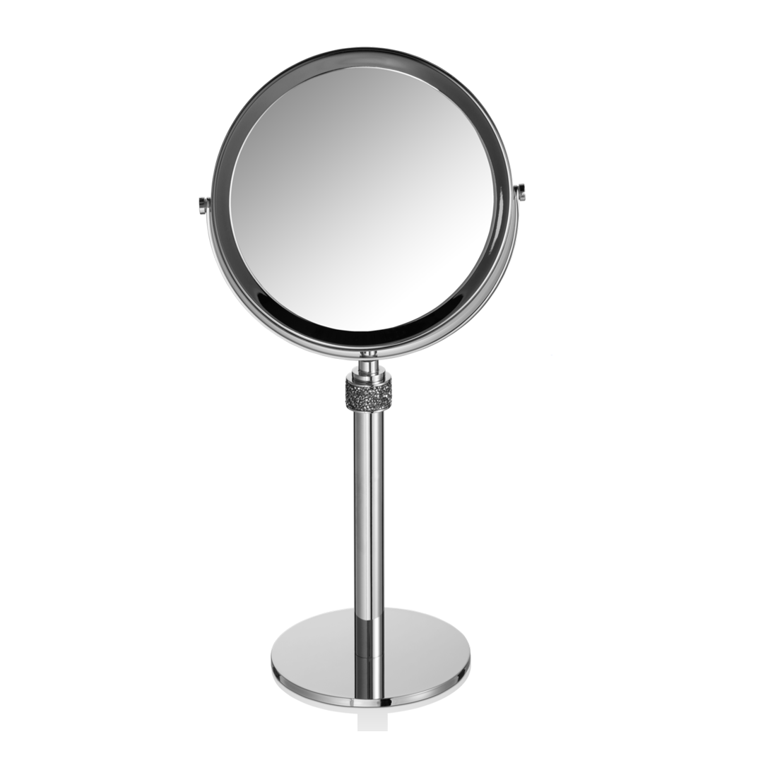 chrome cosmetic mirror