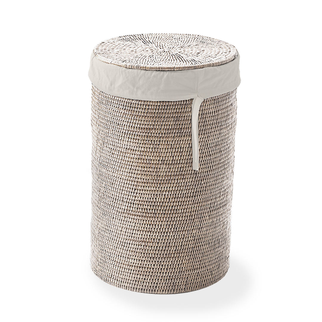 rattan light laundry round