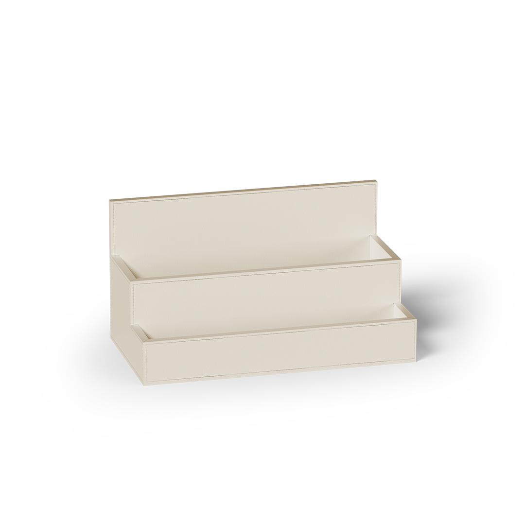 artificial leather beige storage