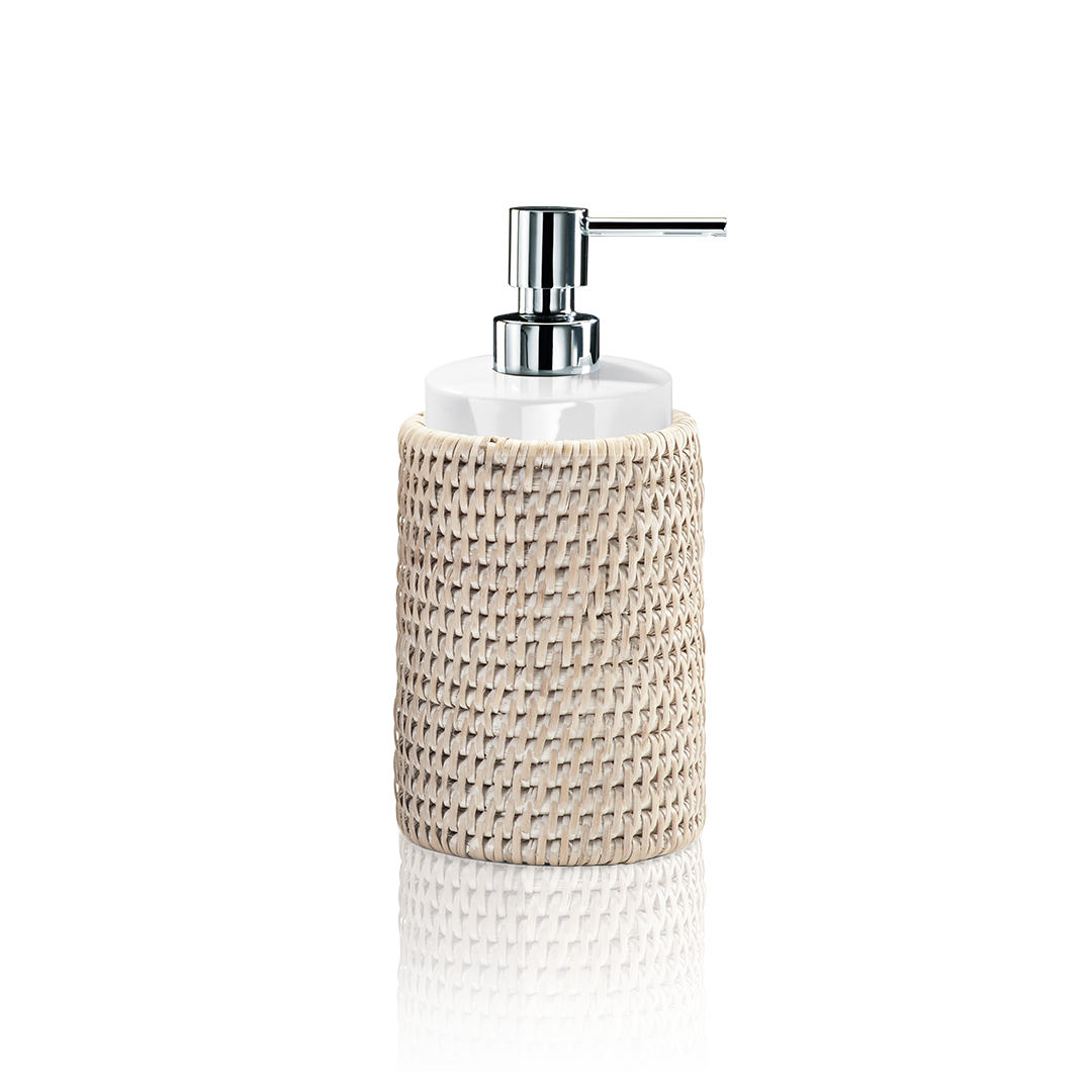 rattan light holder for dispenser