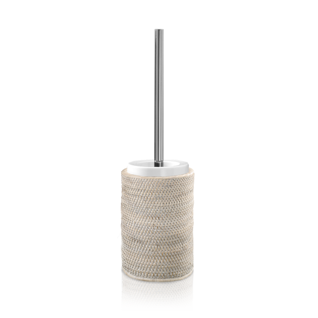 rattan light toilet brush set