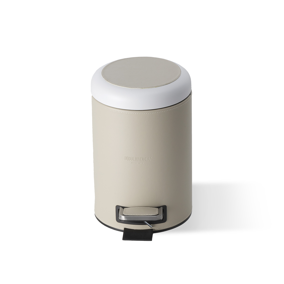 sand beige pedal bin