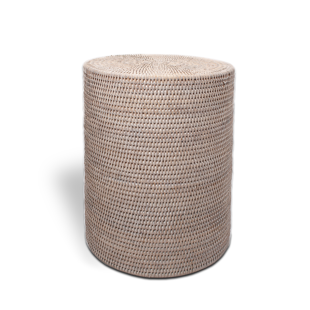 rattan light stool