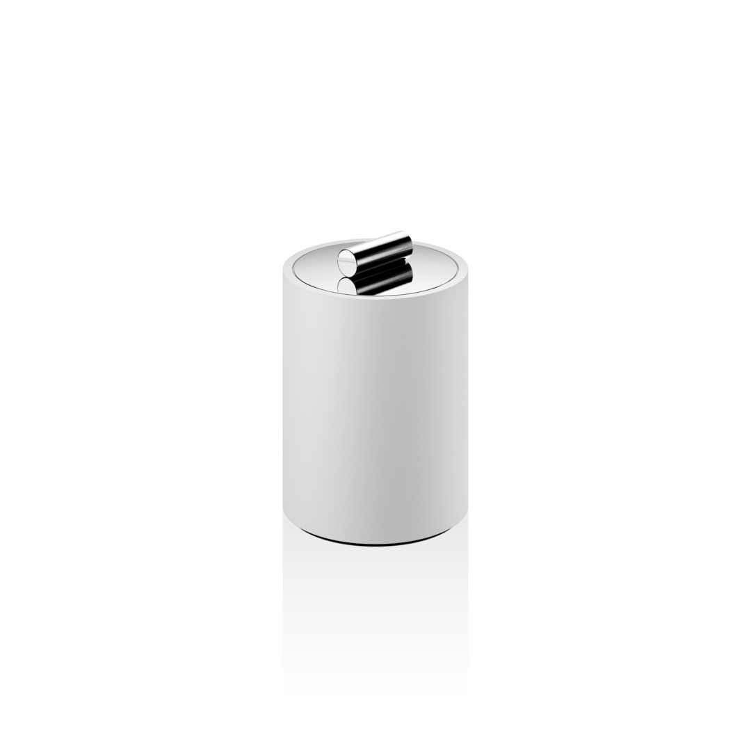 white/chrome multi-purpose box with lid small