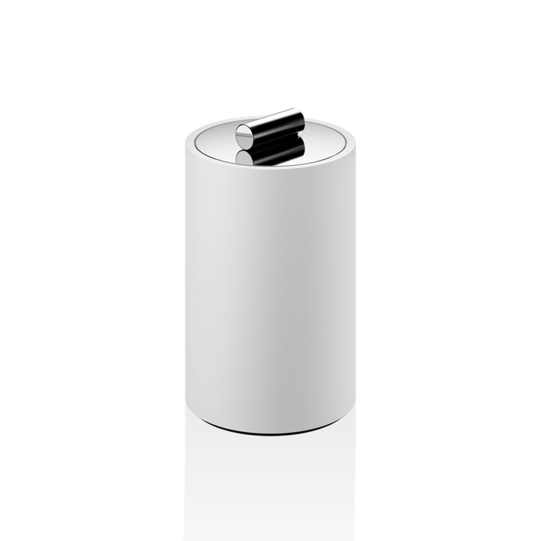 white/chrome multi-purpose box with lid medium