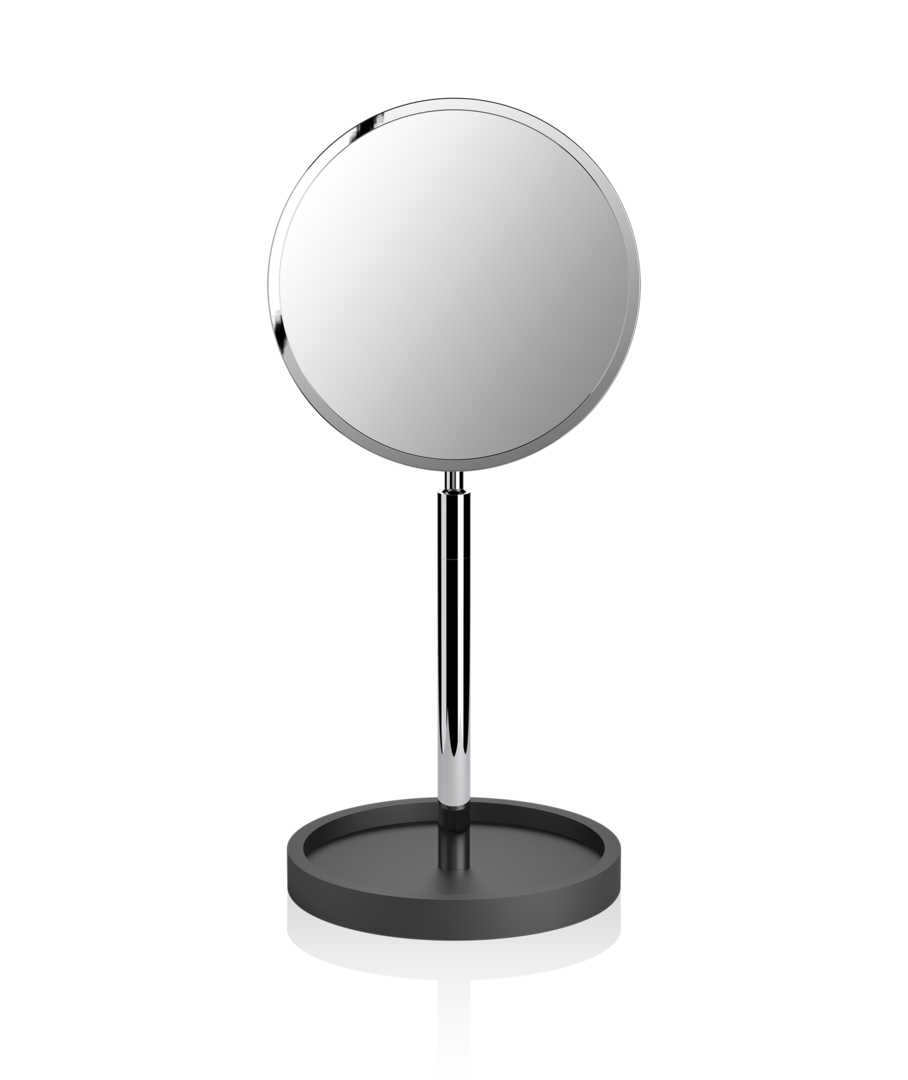 Decor Walther Stone Cosmetic Mirror with Shelf - 4x Magnification by Decor Walther