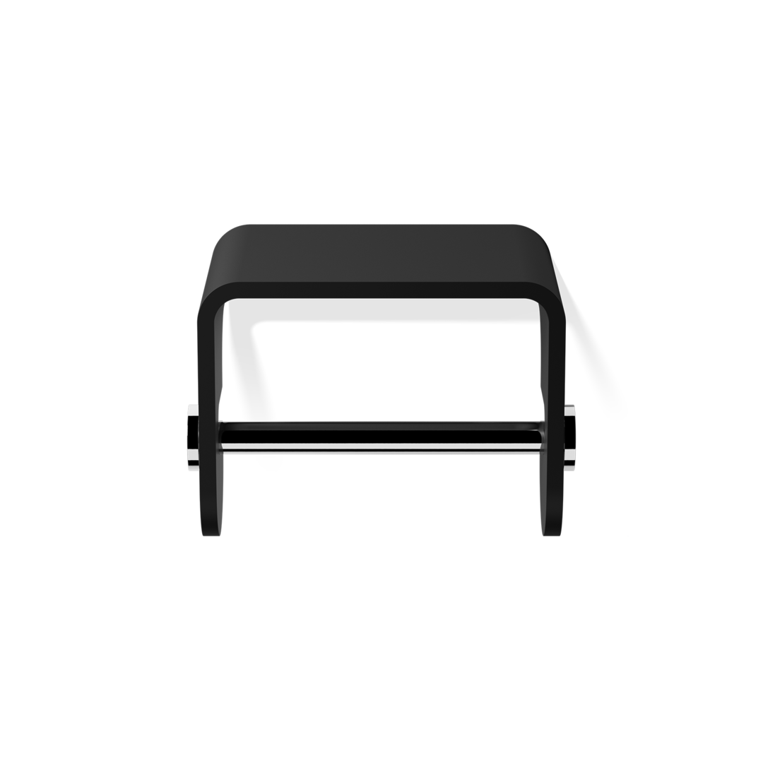 Decor Walther Stone Toilet Paper Holder with Wet Tissue Shelf