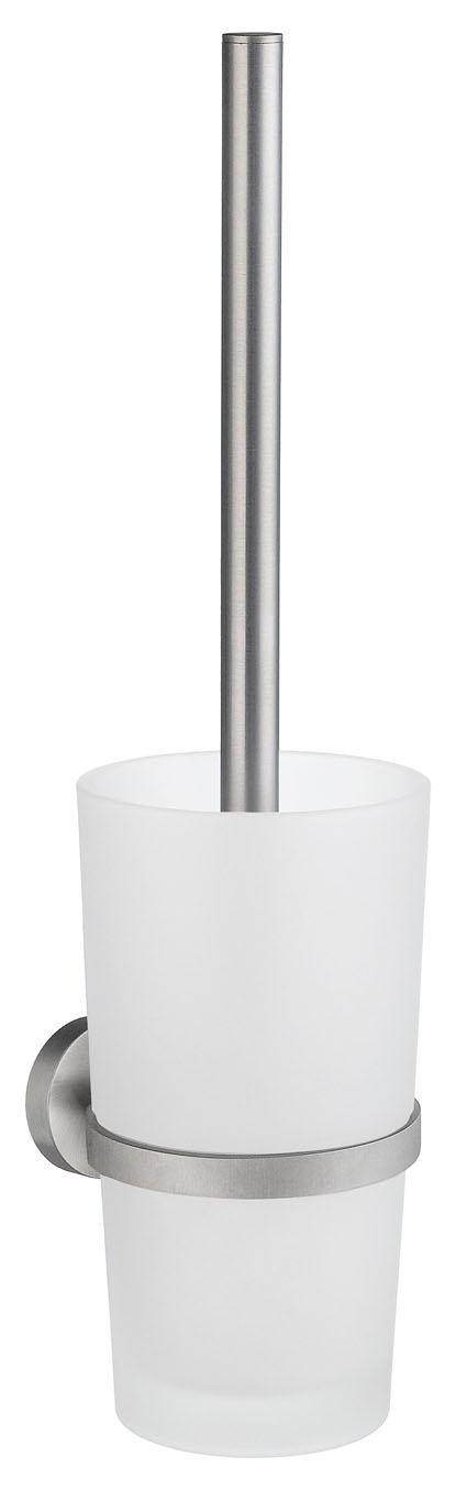 brushed chrome toilet brush