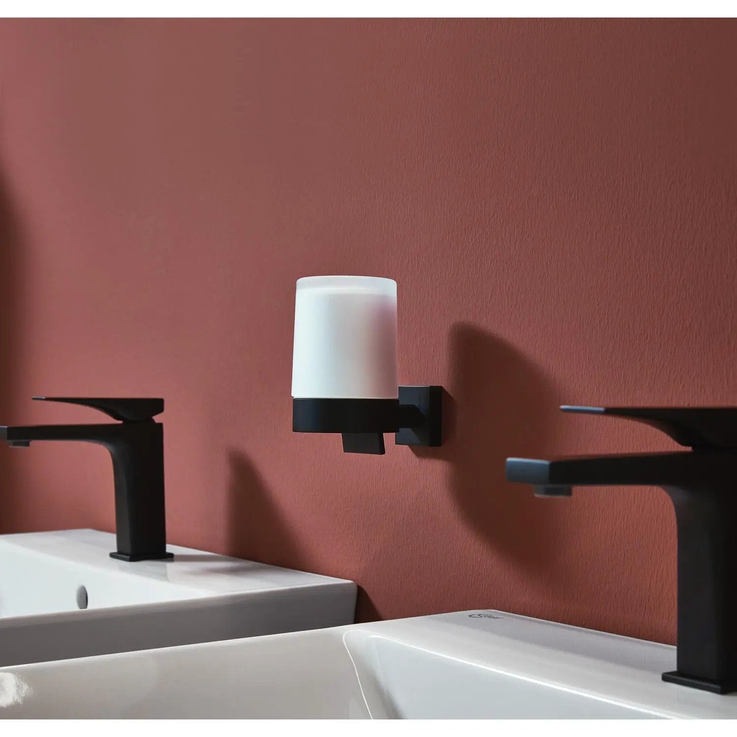 matte black soap dispenser