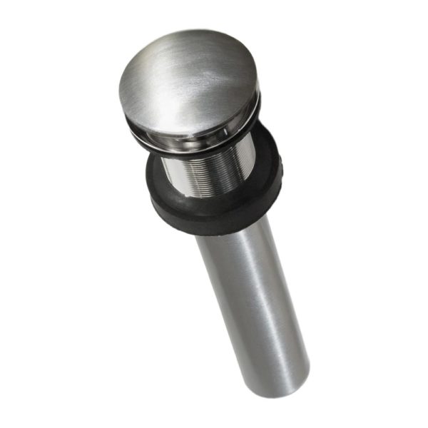 Native Trails 1.5-Inch Push to Seal Dome Bathroom Sink Drain