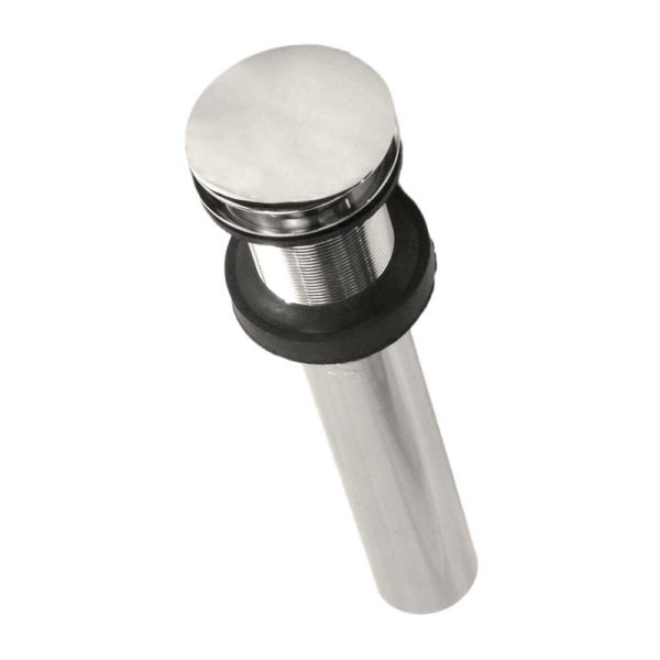 Native Trails 1.5-Inch Push to Seal Dome Bathroom Sink Drain
