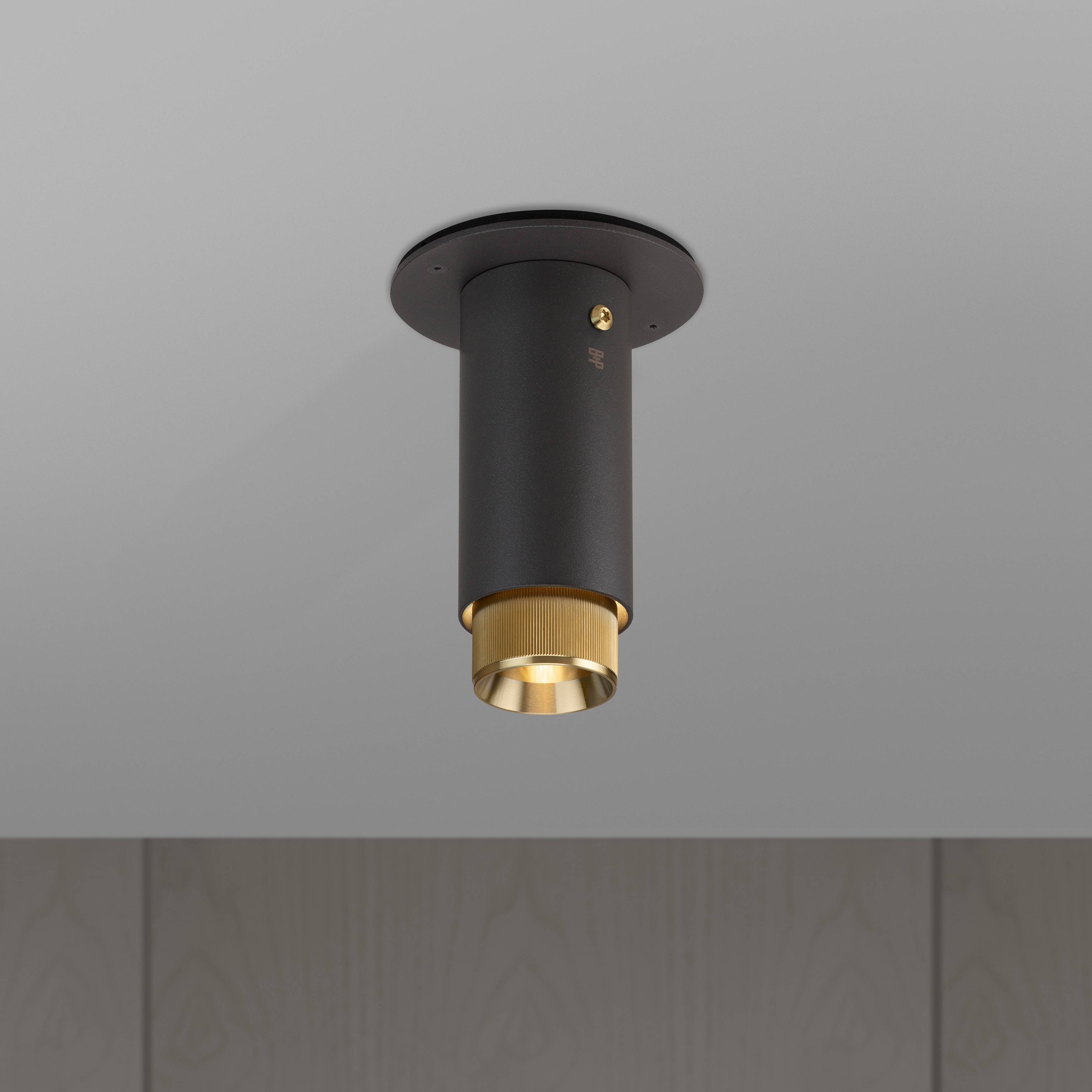 Graphite/Brass Linear Light