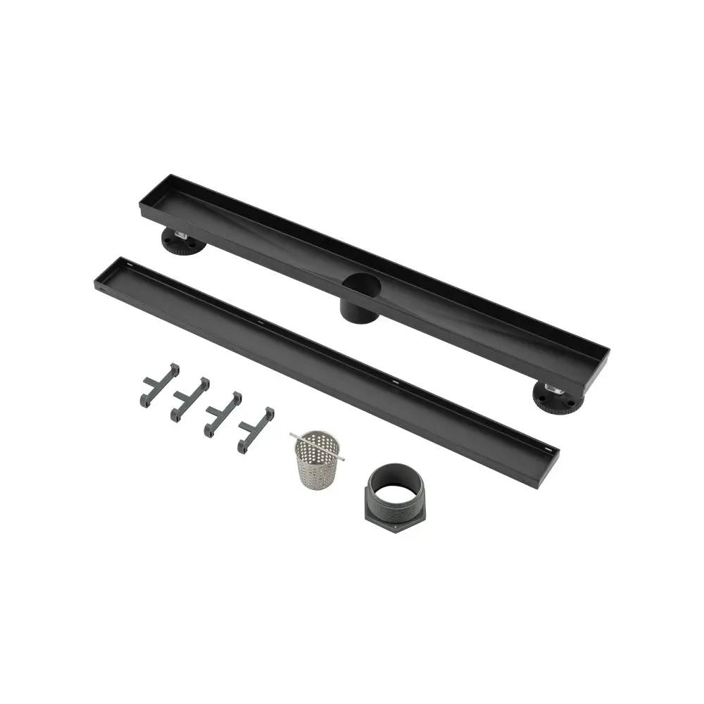Flusso 24" Tile Insert Linear Drain with 2" Outlet by Flusso