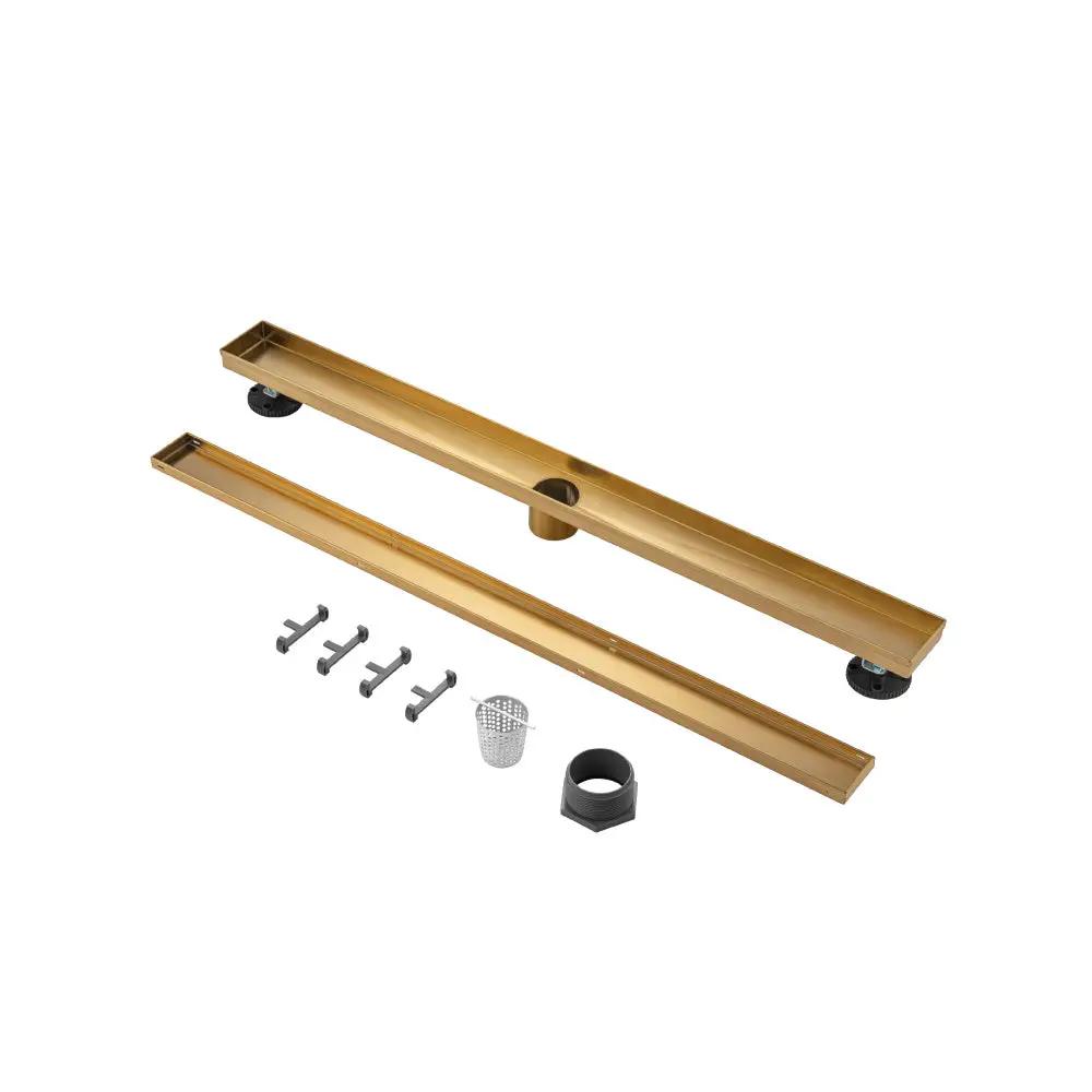 Flusso 32" Tile Insert Linear Drain with 2" Outlet by Flusso