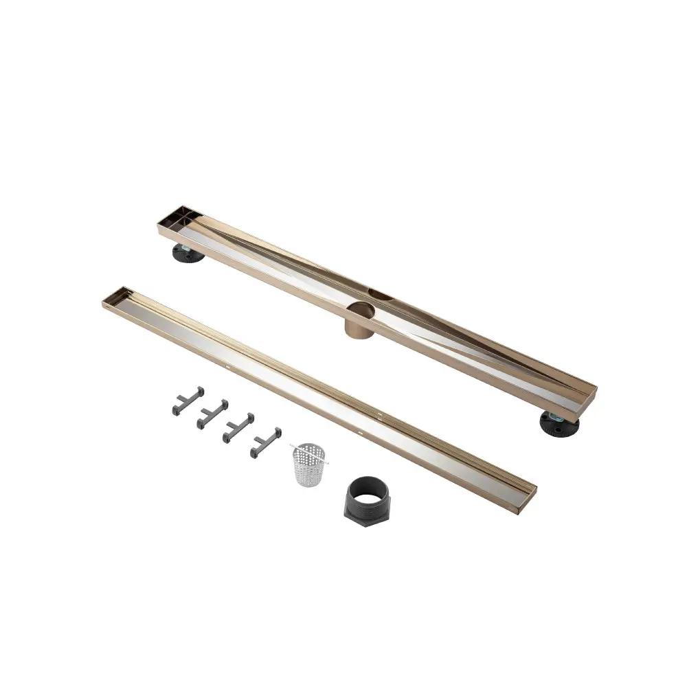 Flusso 32" Tile Insert Linear Drain with 2" Outlet by Flusso