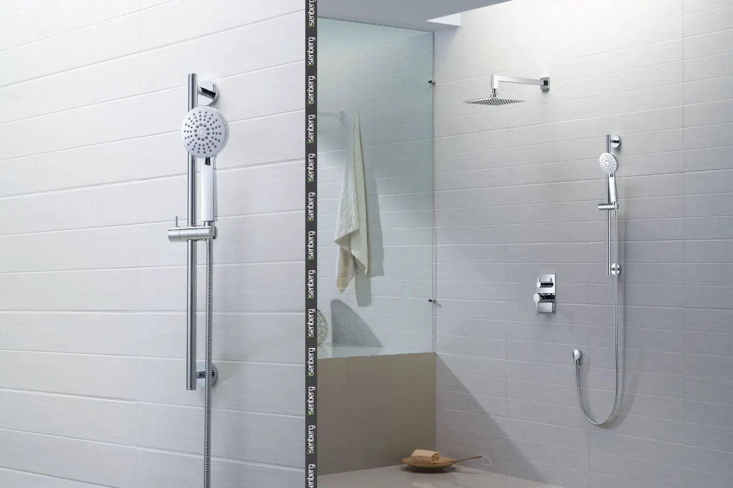 chrome shower slide bar