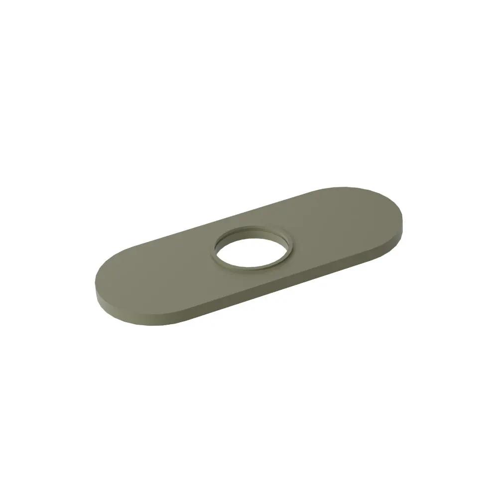 Flusso Serie 100 Base Plate - 4" Centerset to Single-Hole Faucet Conversion by Flusso