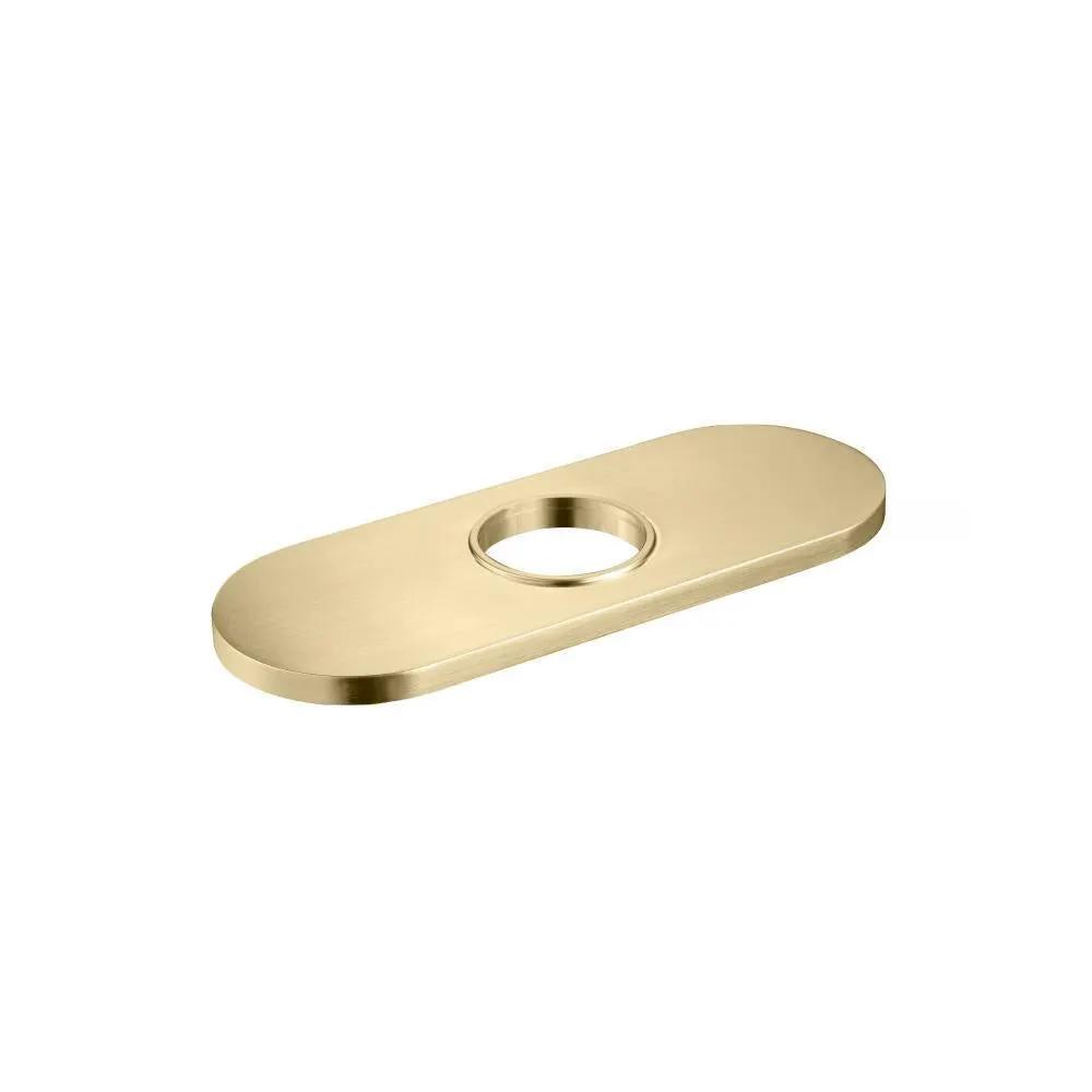 Flusso Serie 100 Base Plate - 4" Centerset to Single-Hole Faucet Conversion by Flusso
