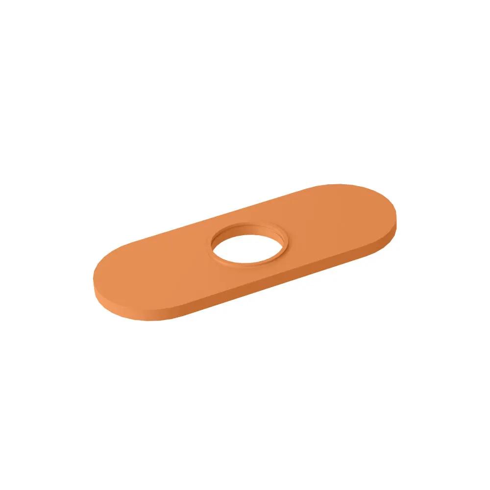 Flusso Serie 100 Base Plate - 4" Centerset to Single-Hole Faucet Conversion by Flusso