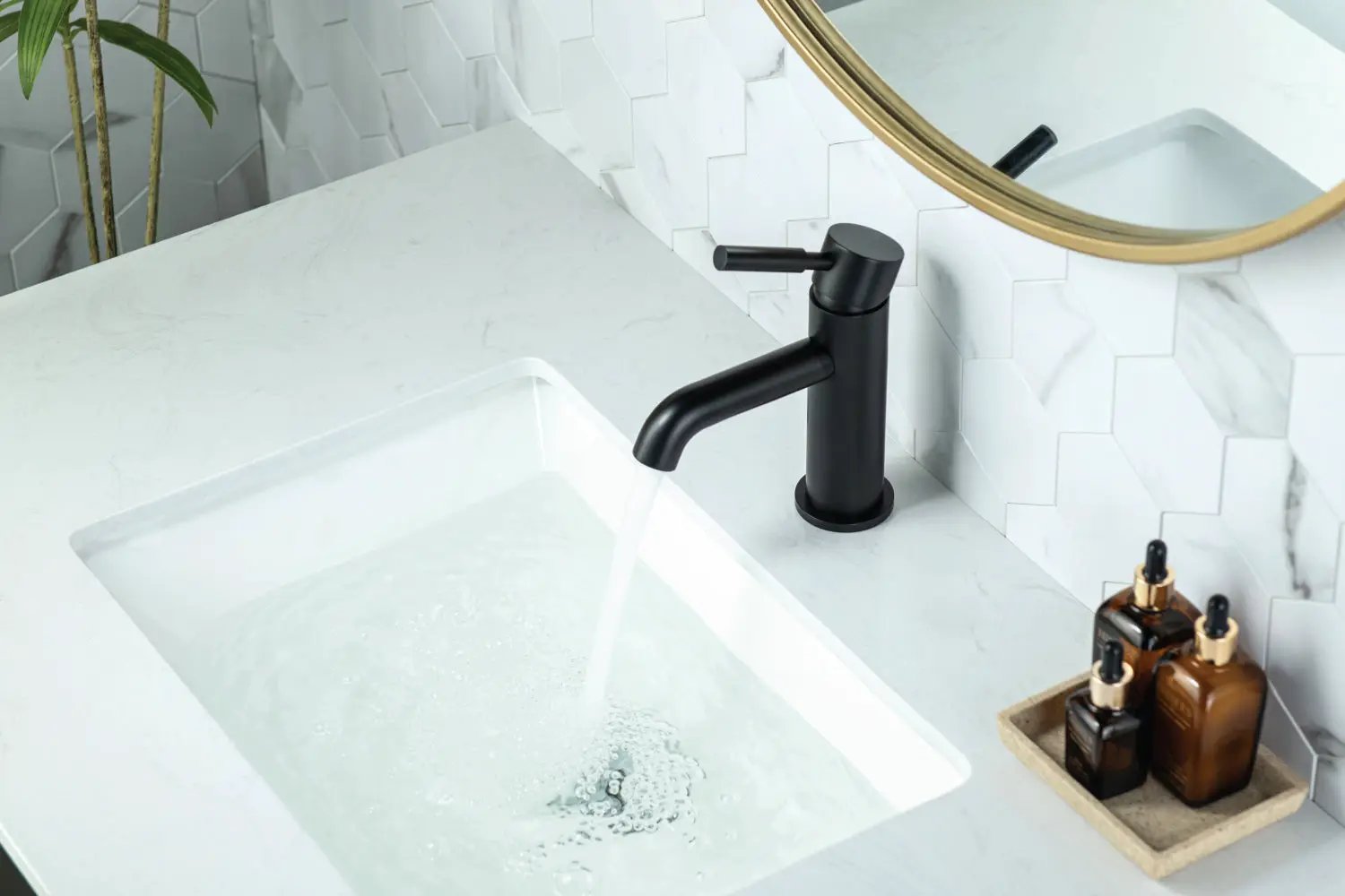 matte black bathroom faucet